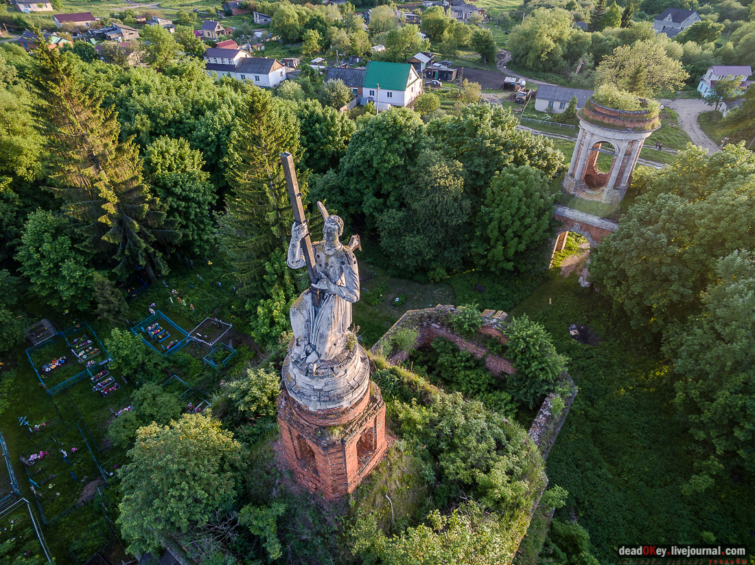 Церковь с квадрокоптера