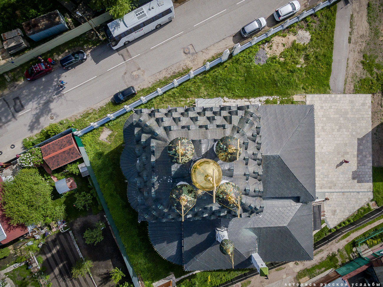 Коломна с квадрокоптера и дрона. Летопись русской усадьбы. Разумов Вадим