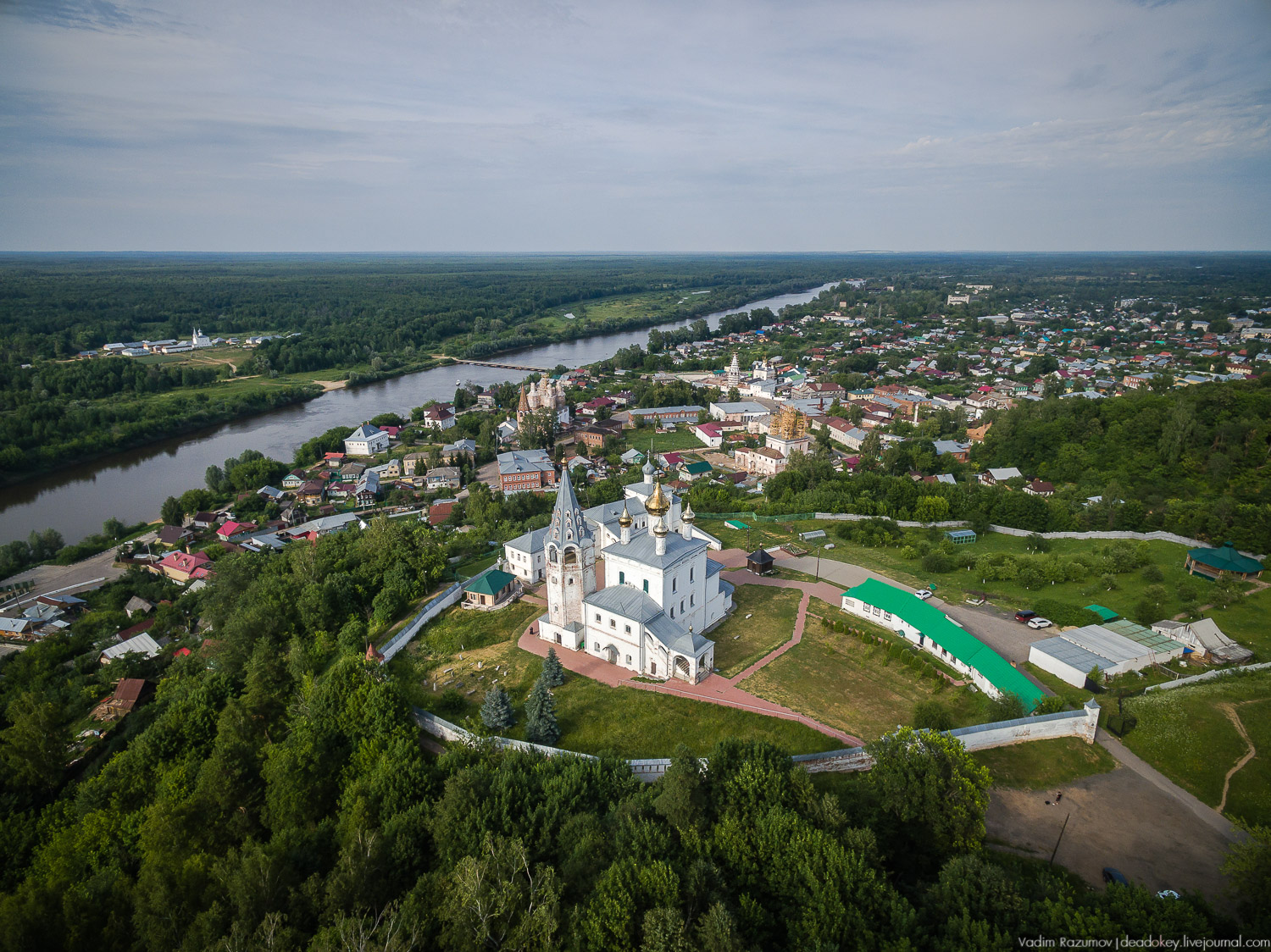 Церковь с квадрокоптера